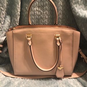 Michael Kors large soft pink handbag